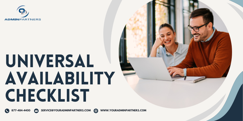 Universal Availability Checklist